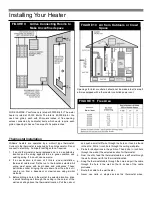 Предварительный просмотр 11 страницы Williams 2001621A Owner'S Manual