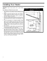 Предварительный просмотр 14 страницы Williams 2001621A Owner'S Manual