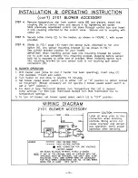 Preview for 17 page of Williams 3502511.3 Installation & Operating Instructions Manual