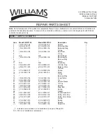 Preview for 7 page of Williams 3M05T75 Owner'S/Operator'S Manual