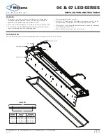 Williams 96 LED Series Installation Instructions preview