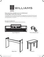 Preview for 1 page of Williams ALLEGRO III IN-HOME PACK Assembly Instructions