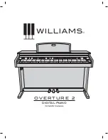 Williams OVERTURE 2 Owner'S Manual предпросмотр