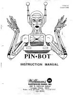 Williams PIN-BOT Instruction Manual preview
