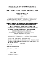 Preview for 3 page of Williams Pinball 2000 Star Wars Episode I Operation Manual