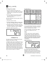 Предварительный просмотр 14 страницы Williams RHAPSODY 2 Owner'S Manual