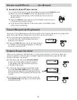 Предварительный просмотр 14 страницы Williams Sonata 88 User Manual