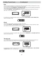 Предварительный просмотр 22 страницы Williams Sonata 88 User Manual