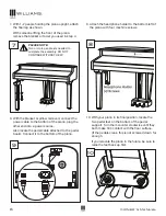 Предварительный просмотр 6 страницы Williams SYMPHONY GRAND II Owner'S Manual