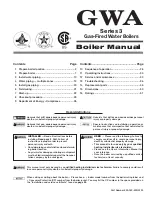 Williamson-Thermoflo GWA 3 Series Manual preview