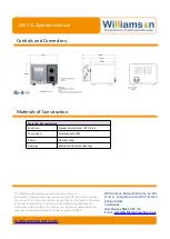 Preview for 3 page of Williamson 350 VSL Operator'S Manual