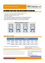 Preview for 6 page of Williamson 350 VSL Operator'S Manual