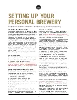 Preview for 10 page of WILLIAMSWARN BrewMaster User Manual