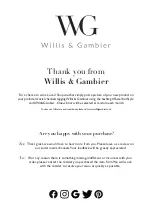 Предварительный просмотр 1 страницы Willis & Gambier Ivory SD/1367W Assembly Instructions Manual