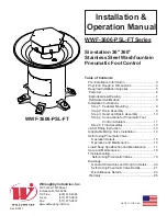 Preview for 1 page of Willoughby Industries WWF-3606-PSL-FT Series Installation & Operation Manual