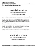 Preview for 2 page of Willoughby Industries WWF-4203-PSL-FT Series Installation & Operation Manual