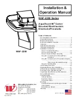 Willoughby AquaFount-90 Installation & Operation Manual preview