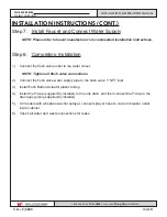 Preview for 11 page of Willoughby WH-2800 Series Installation And Operation Manual