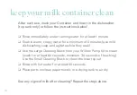 Preview for 16 page of Willow Milk Container Quick Start Manual