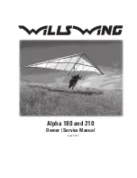 Предварительный просмотр 1 страницы Wills Wing Alpha 180 Owner'S Service Manual