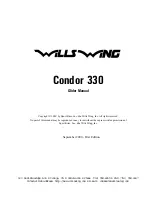 Wills Wing Condor 330 Manual preview