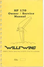 Preview for 1 page of Wills Wing HP 170 Owner'S Service Manual