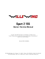 Preview for 3 page of Wills Wing Sport 2 155 Owner'S Service Manual