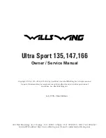 Preview for 3 page of Wills Wing Ultra Sport 135 Owner'S Service Manual