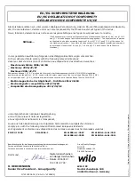 Предварительный просмотр 47 страницы Wilo 4195118 Installation And Operating Instructions Manual