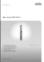 Wilo Actun FIRST SPU 4 Installation And Operating Instructions Manual preview