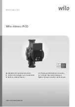 Wilo Atmos PICO Installation And Operating Instructions Manual preview