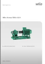 Wilo Atmos TERA-SCH 150-230 Installation And Operating Instructions Manual предпросмотр