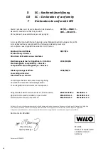 Preview for 40 page of Wilo CO-HELIX-V 10 Installation And Operating Instructions Manual