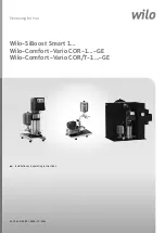 Wilo Comfort-Vario COR-1***-GE Series Installation And Operating Instructions Manual предпросмотр