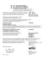 Предварительный просмотр 41 страницы Wilo Comfort-Vario COR-1***-/VR Series Installation And Operating Instructions Manual