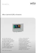 Wilo Control EC-Booster Installation And Operating Instructions Manual предпросмотр