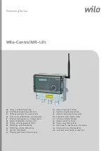 Предварительный просмотр 1 страницы Wilo Control MR-Lift Installation And Operating Instructions Manual