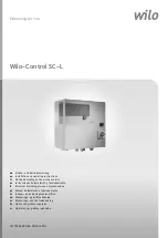 Wilo Control SC-L Installation And Operating Instructions Manual preview