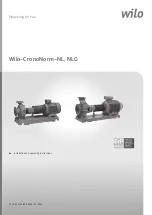 Wilo CronoNorm-NL Series Installation And Operating Instructions Manual preview