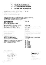 Preview for 121 page of Wilo Drain TM 25/6 Installation And Operating Instructions Manual