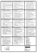 Preview for 122 page of Wilo Drain TM 25/6 Installation And Operating Instructions Manual