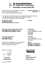 Preview for 107 page of Wilo Easy Star Series Installation And Operating Instructions Manual