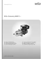 Preview for 1 page of Wilo Economy MHIE 1 Series Installation And Operating Instructions Manual