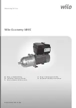 Wilo Economy MHIE Installation And Operating Instructions Manual preview