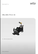 Preview for 1 page of Wilo EMU TR 14 Series Installation And Operating Instructions Manual