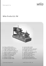 Preview for 1 page of Wilo FireSet UL FM Installation And Operating Instructions Manual