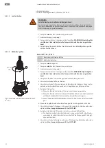 Предварительный просмотр 22 страницы Wilo FKT 50.1 Series Installation And Operating Instructions Manual