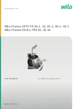 Wilo Flumen OPTI-TR 22 Installation And Operating Instructions Manual preview