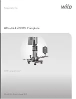 Предварительный просмотр 1 страницы Wilo Helix EXCEL Complete Installation And Operation Manual