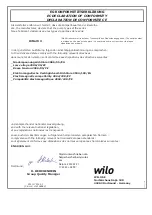 Preview for 11 page of Wilo HiMulti 3 P Series Installation And Operating Instructions Manual